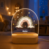 Nachtlicht "Regenbogen" Personalisiert mit Name & Datum