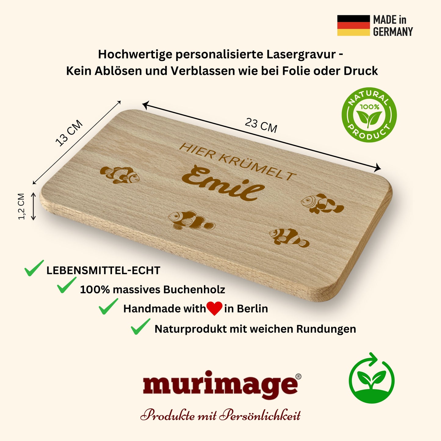 Frühstücksbrettchen (4 Bundle Meerestiere 5 X)