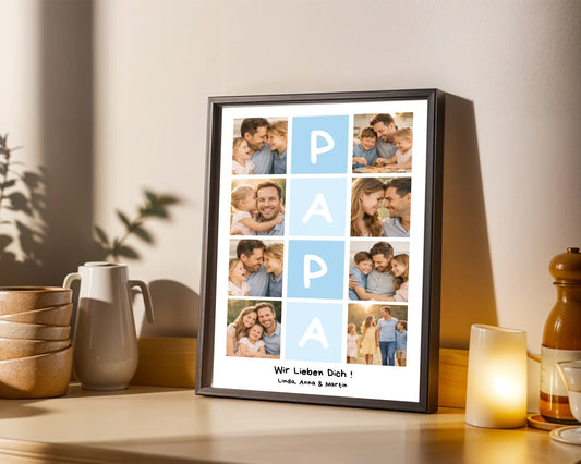 PAPA Posterdesign – Personalisierung mit eigenem Foto und Text