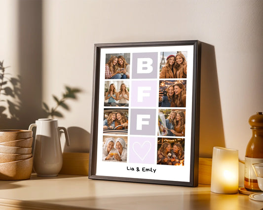 BFF Posterdesign – Personalisierung mit eigenem Foto und Text