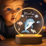 Nachtlichter Meerestiere