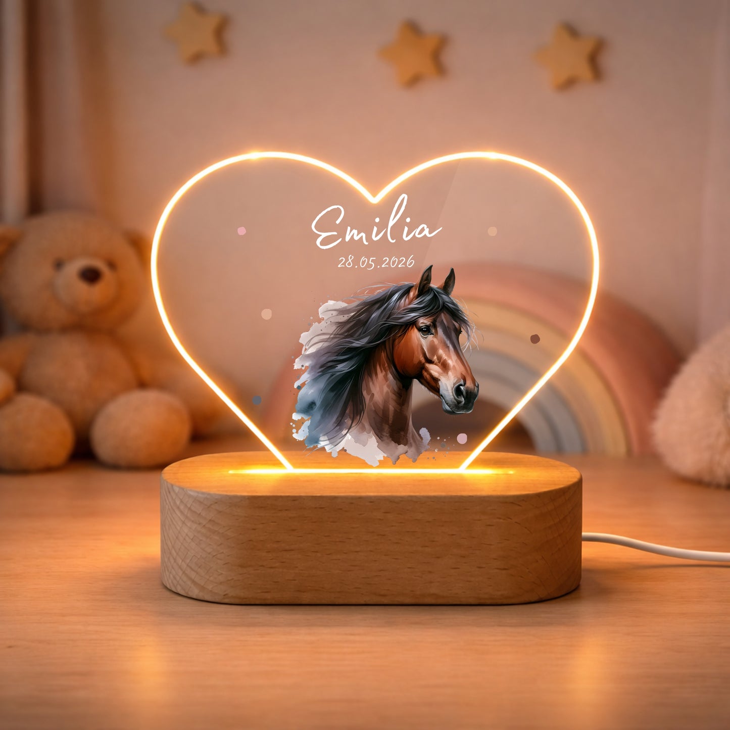 Nachtlichter Pferd