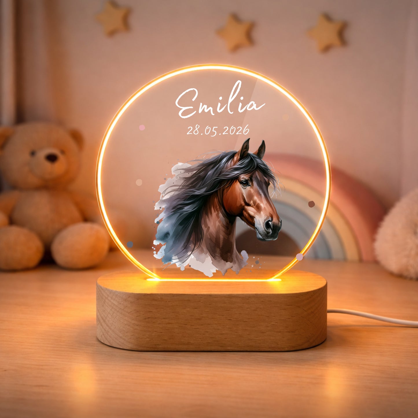 Nachtlichter Pferd