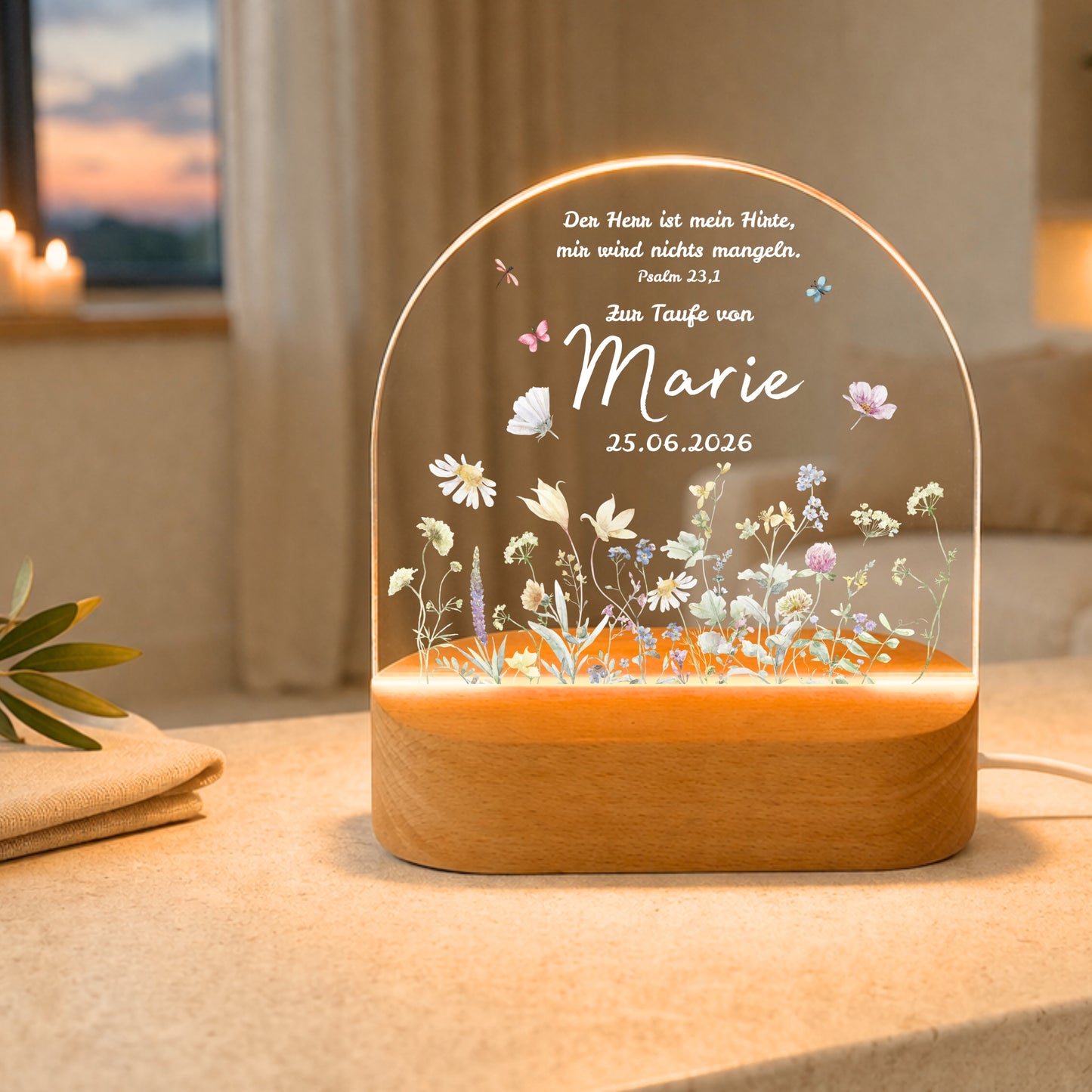 Nachtlichter der herr ist