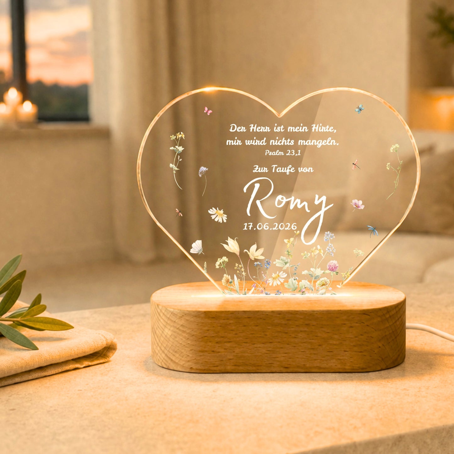 Nachtlichter der herr ist